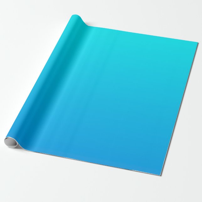 Papier Cadeau Arrière - plan Ombre bleu (Déroulé)