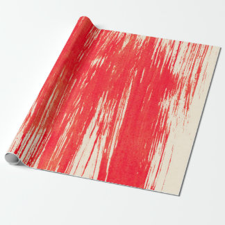 Papier Cadeau arrière - plan rouge Abstrait de l'aquarelle