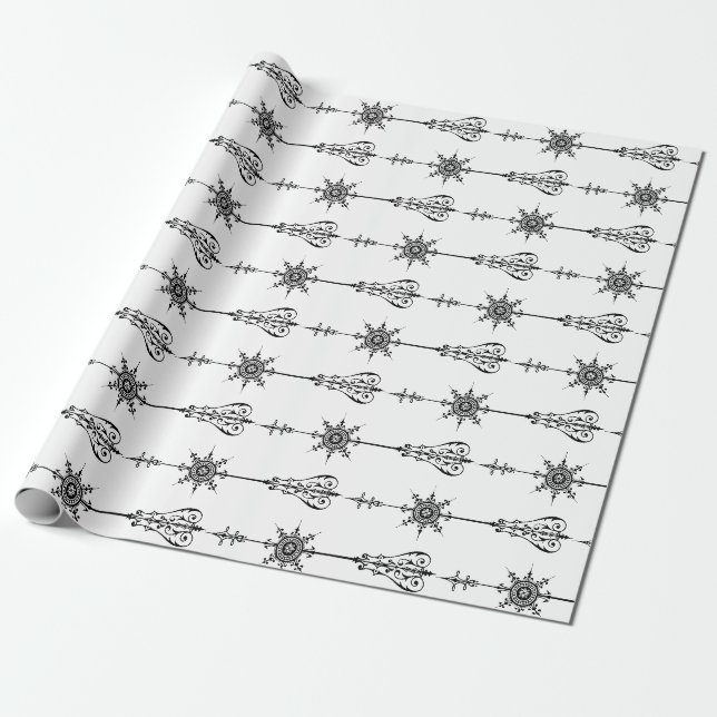 Papier Cadeau Arrière-plan vintage (Déroulé)
