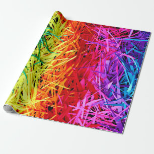 Papier Cadeau Art abstrait coloré