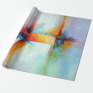 Papier Cadeau Art Abstrait moderne Anniversaire Noël Cool cadeau