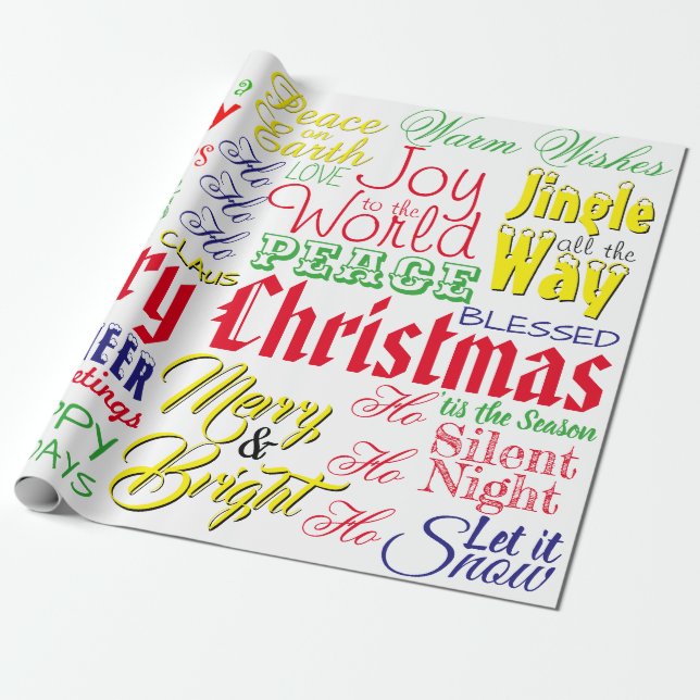 Papier Cadeau Art de Noël (Déroulé)