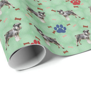 Papier Cadeau Art de Schnauzer