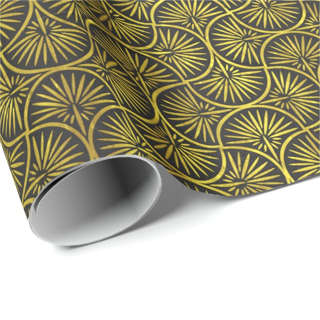 Papier Cadeau Art déco 2 (Coin rond)