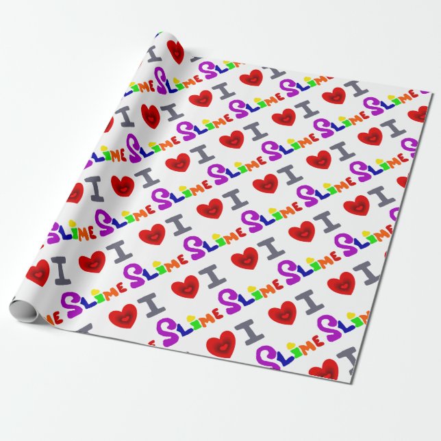 Papier Cadeau Art drôle de boue d'amour d'I (Déroulé)
