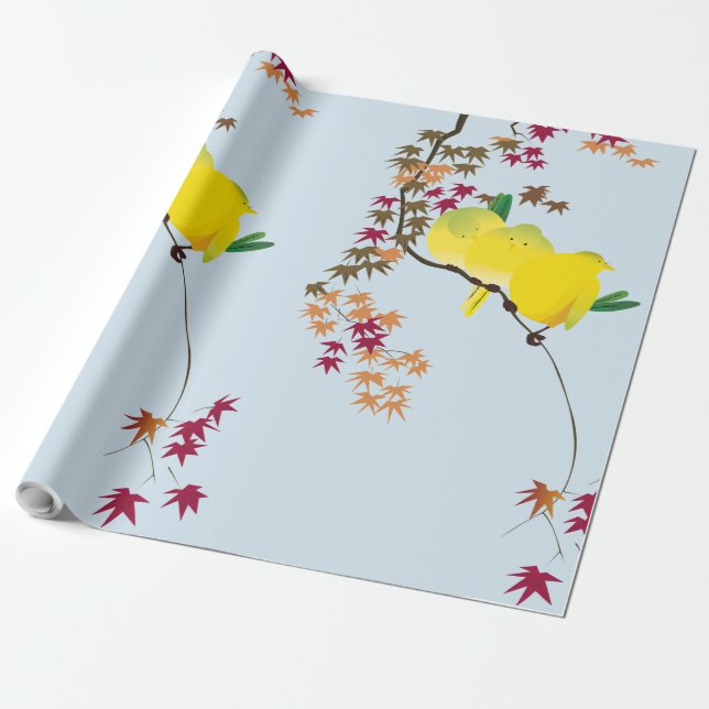 Papier cadeau art japonais (Déroulé)