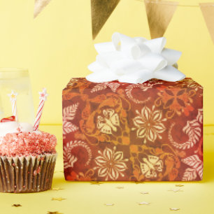 Papier Cadeau Art Latte Paisley Vintage