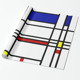 Papier Cadeau Art moderne de Mondrian