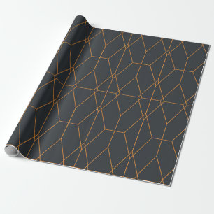 Papier Cadeau Art motif élégant, chic, simple et luxueux