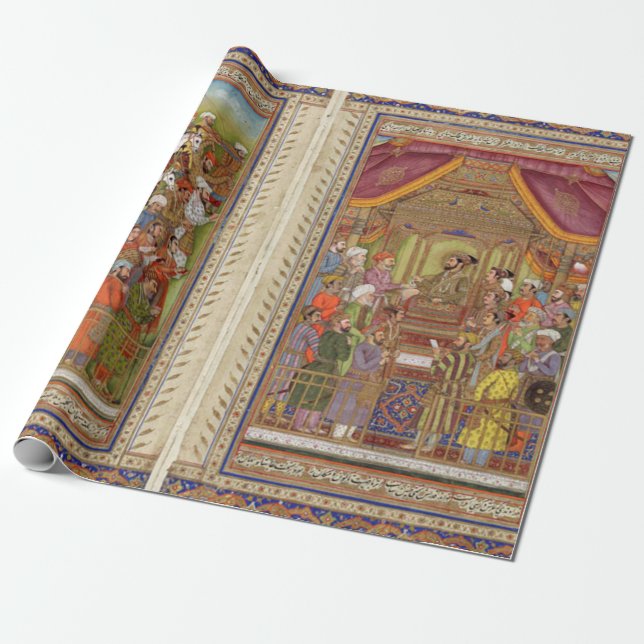 Papier Cadeau Art musulman islamique de Boho de l'Islam de (Déroulé)