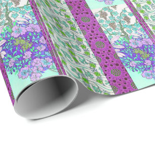 Papier Cadeau Art nouveau joseph binet Vigne florale 