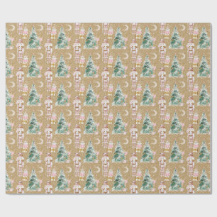 Papier Cadeau Artisan Casse-Noisette pin ballerine rose 
