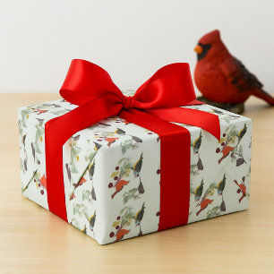 Papier Cadeau Artisanat de découpage cardinal Oiseau ou cadeau