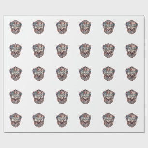 Papier Cadeau Artiste de patchwork patriotique