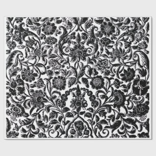 Papier cadeau artistique "Botanique monochrome"