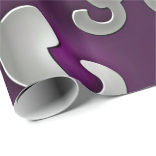 Papier Cadeau Assez dans le pourpre