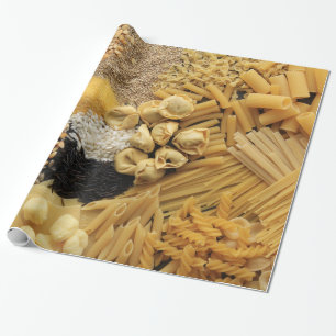 Papier Cadeau Assortiment savoureux des pâtes et des grains pour