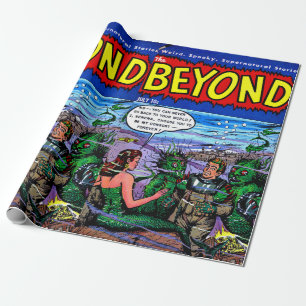 Papier Cadeau Au-delà de la bande dessinée Vintage Mermaid Kingd