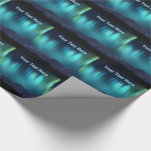 Papier Cadeau Aurora Borealis