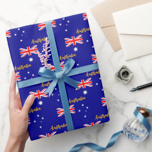 Papier Cadeau Australie Papier à envelopper, Australien, Aussie,