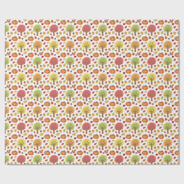 Papier Cadeau automne (Plat)