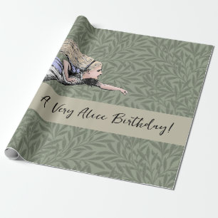 Papier Cadeau Aventure d'Alice au pays des merveilles volante Te