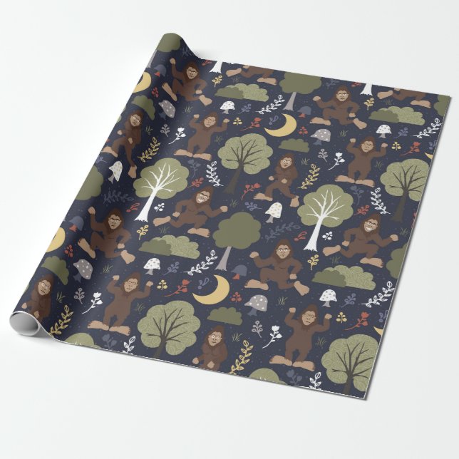 Papier Cadeau Aventure de minuit de la forêt de Bigfoot (Déroulé)