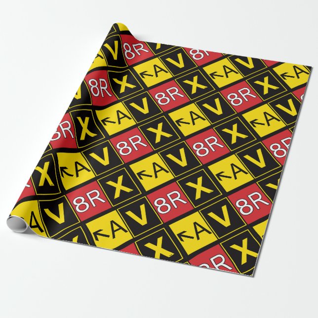 Papier Cadeau Aviatrix - AV8RX - (Déroulé)