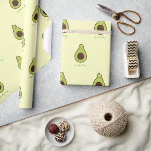 Papier Cadeau Avo Good Day Punny Avocado
