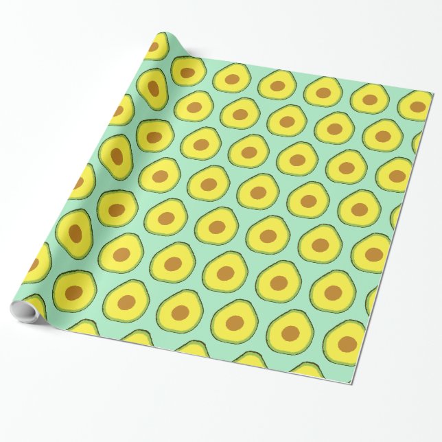 Papier Cadeau Avocado (Déroulé)