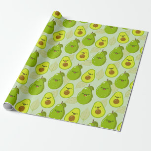 Papier Cadeau Avocado