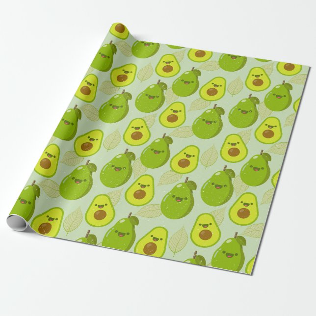 Papier Cadeau Avocado (Déroulé)