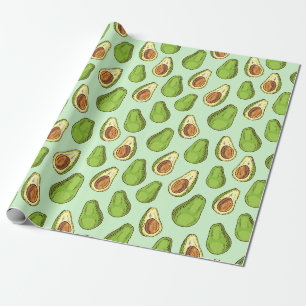 Papier Cadeau Avocado