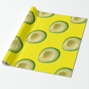 Papier Cadeau Avocados Tout Autour De 4 Alissa