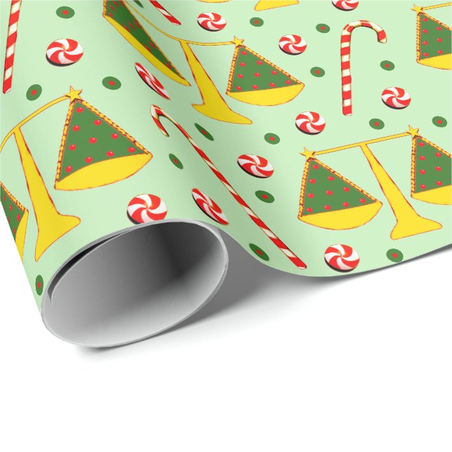 Papier Cadeau Avocat Noël Cadeaux Vacances Papier d'enveloppemen (Coin rond)