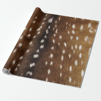 Papier Cadeau Axe Exotique vintage Cerf Masquer l'impression