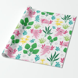 Papier Cadeau Axolotl