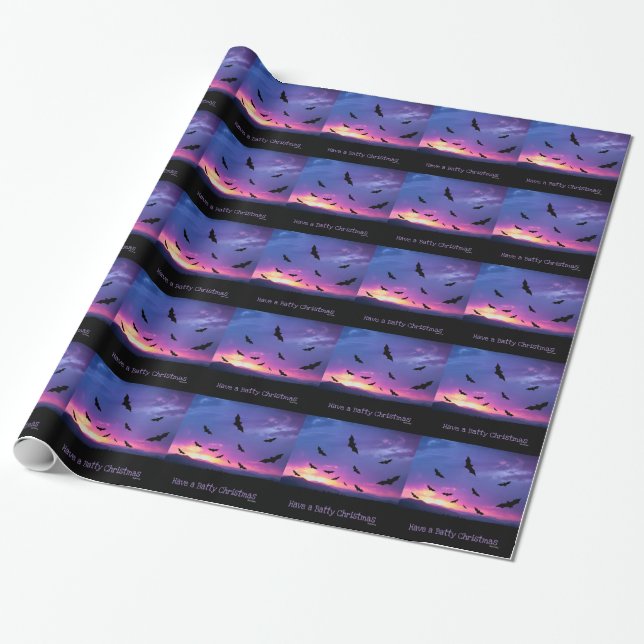 Papier Cadeau Ayez Noël timbré (Déroulé)