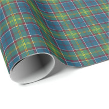 Ayrshire Scotland District Tartan envelopper cadea