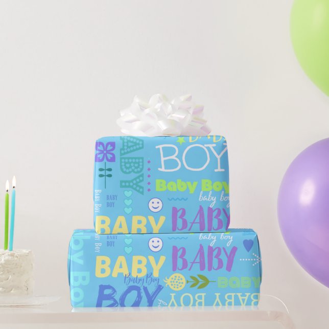 Papier Cadeau Baby Boy (Cadeaux de fête)