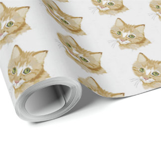 Papier Cadeau baby cat