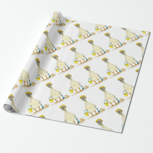 Papier Cadeau Baby Gosling on the Beach