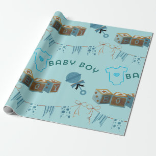 Papier Cadeau Baby showers de bébé et cadeaux de nouveau-né de c