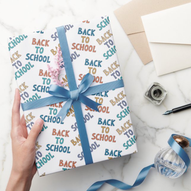 Papier Cadeau Back to school (Cadeaux)