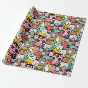 Papier Cadeau Bactères adorables