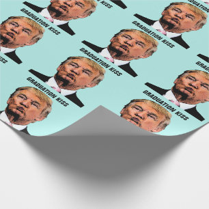 Papier Cadeau baiser trump GRADUY