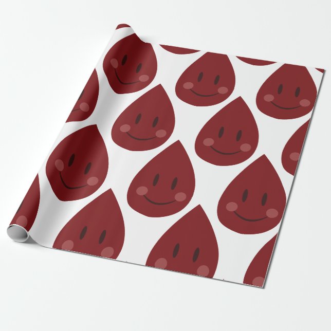 Papier Cadeau Baisse de sang (Déroulé)