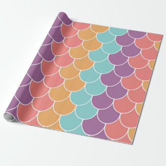 Papier Cadeau Balances de sirènes Pastel