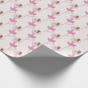 Papier Cadeau Ballerina Nutcracker Ballet de fée de prune de suc