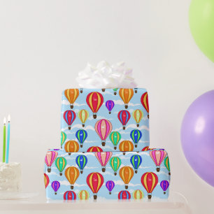 Papier Cadeau Balles de Sondes Aériennes Colorées